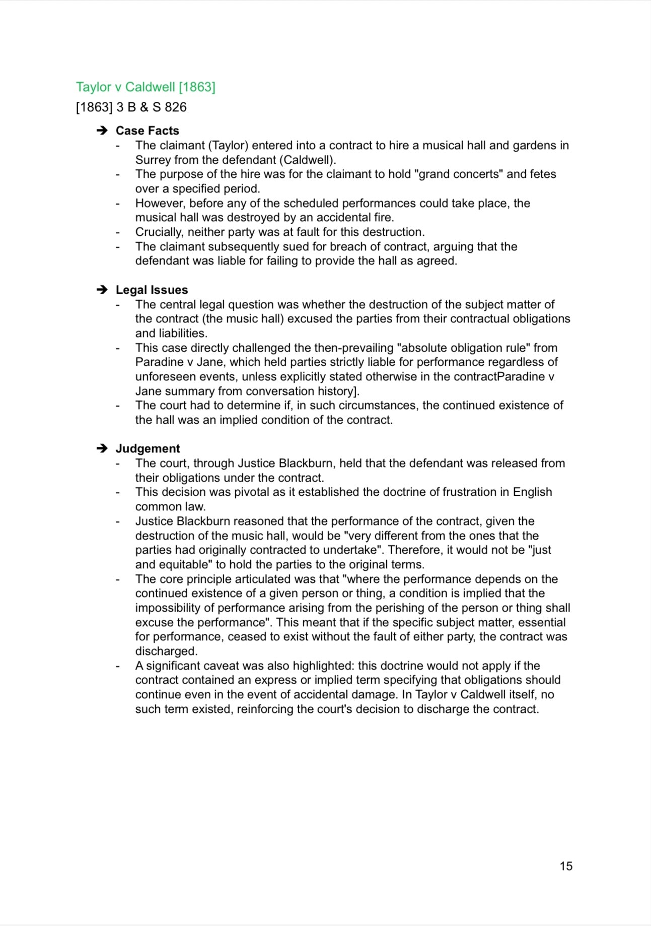 Contract Law Casebook DUO