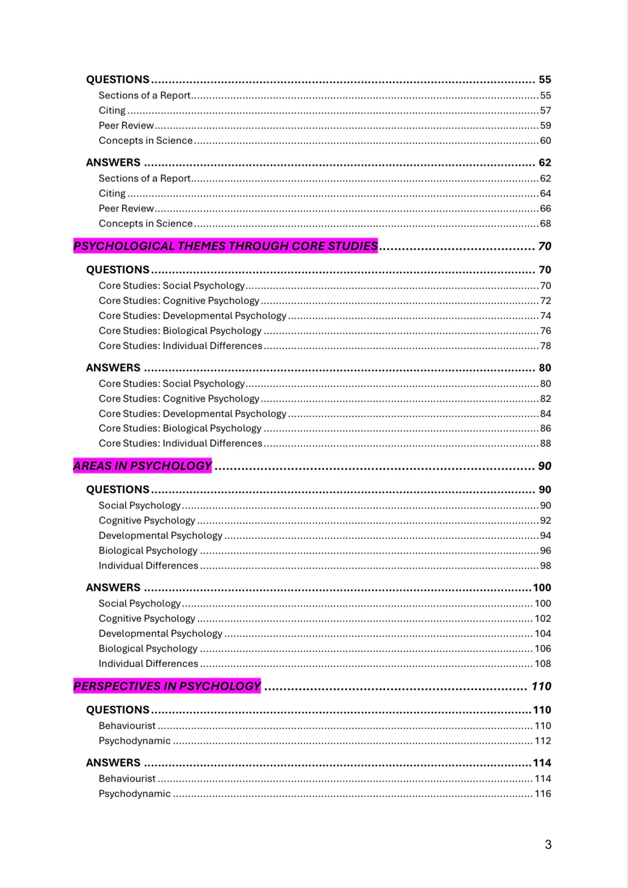 OCR A Level Psychology