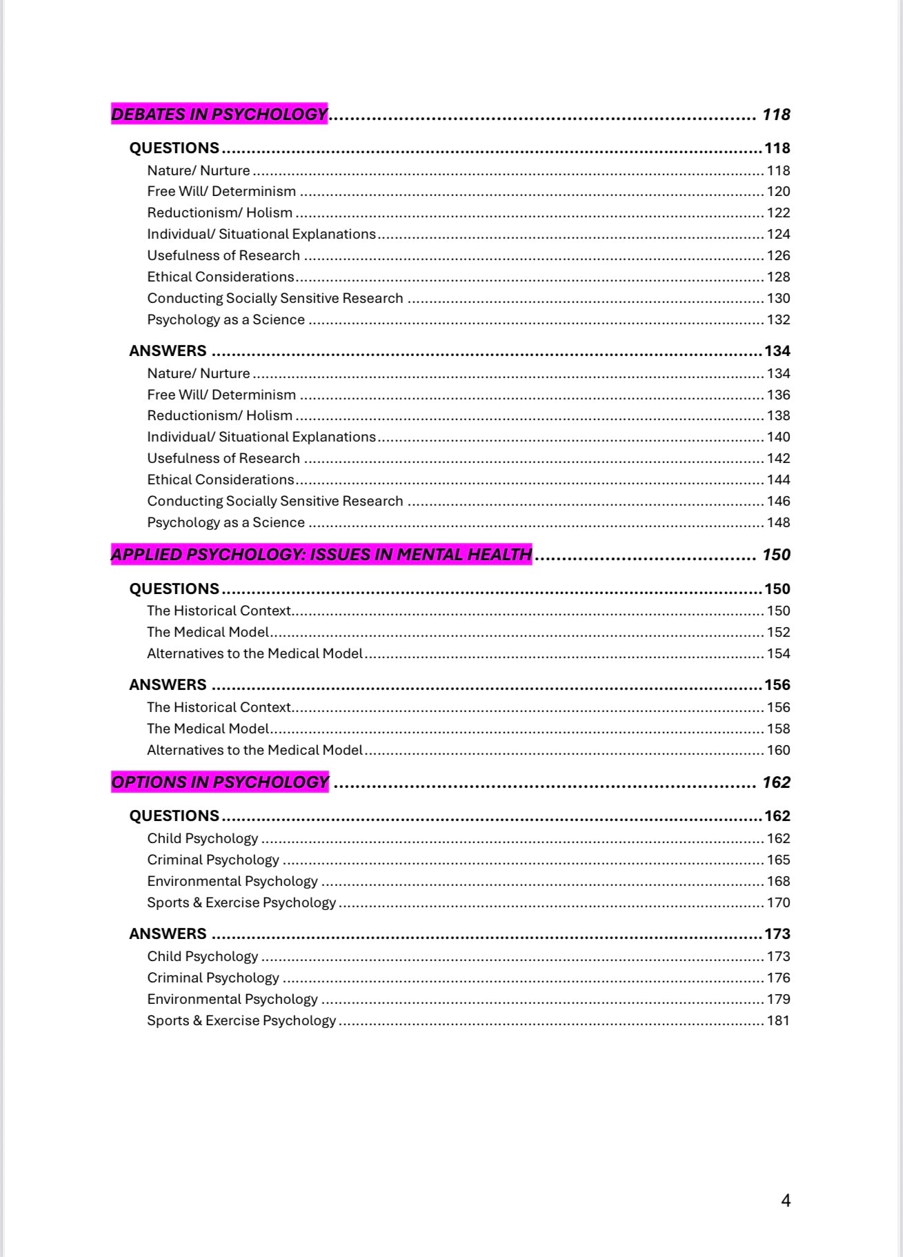 OCR A Level Psychology