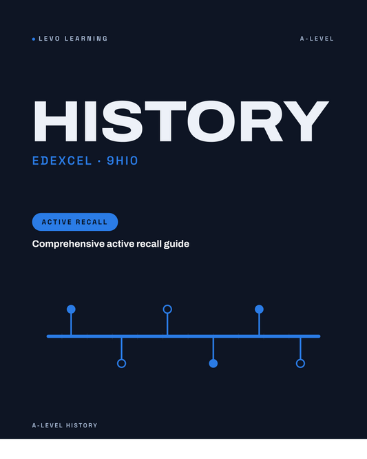 Edexcel A level History - ACTIVE RECALL