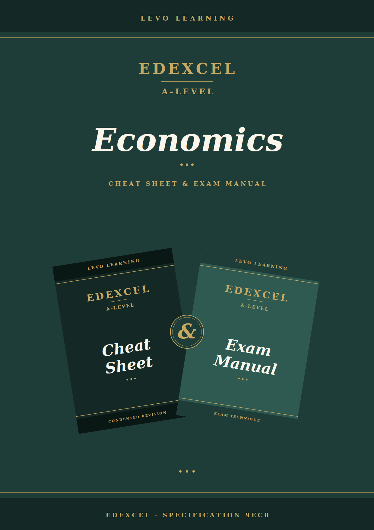 EDEXCEL A Level Economics A- Cheat Sheet/ Exam Manual