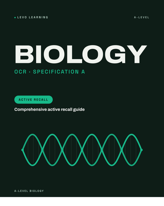 A Level Biology- OCR A- ACTIVE RECALL