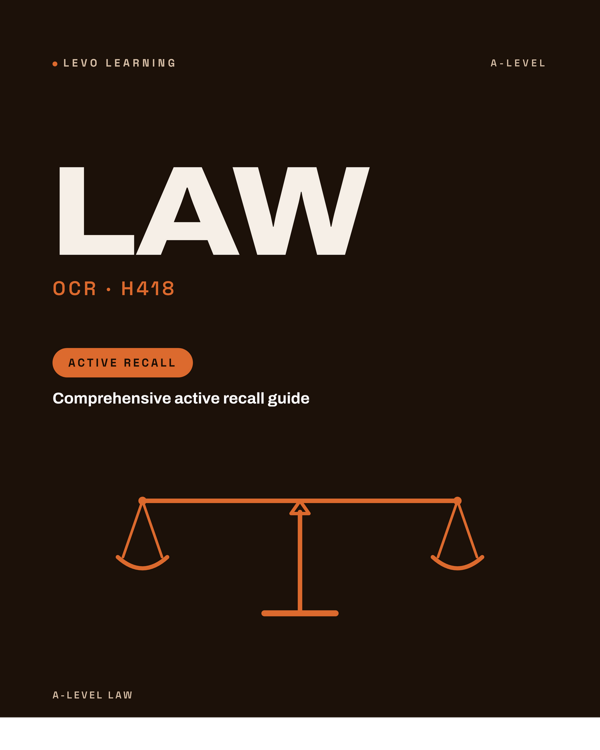 OCR A Level Law - ACTIVE RECALL