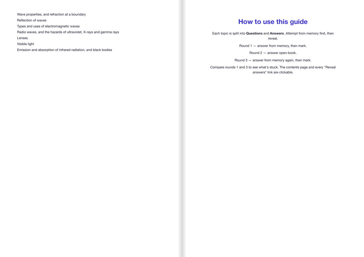 AQA-GCSE-Triple Science-Physics-FOUNDATION
