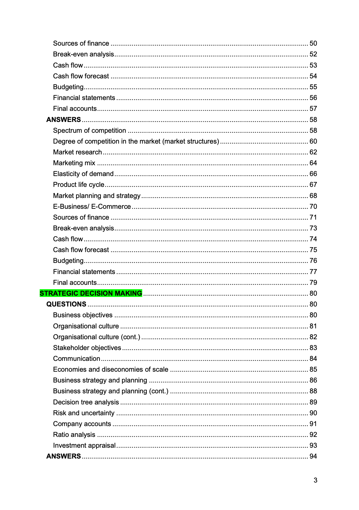 CCEA A Level Business