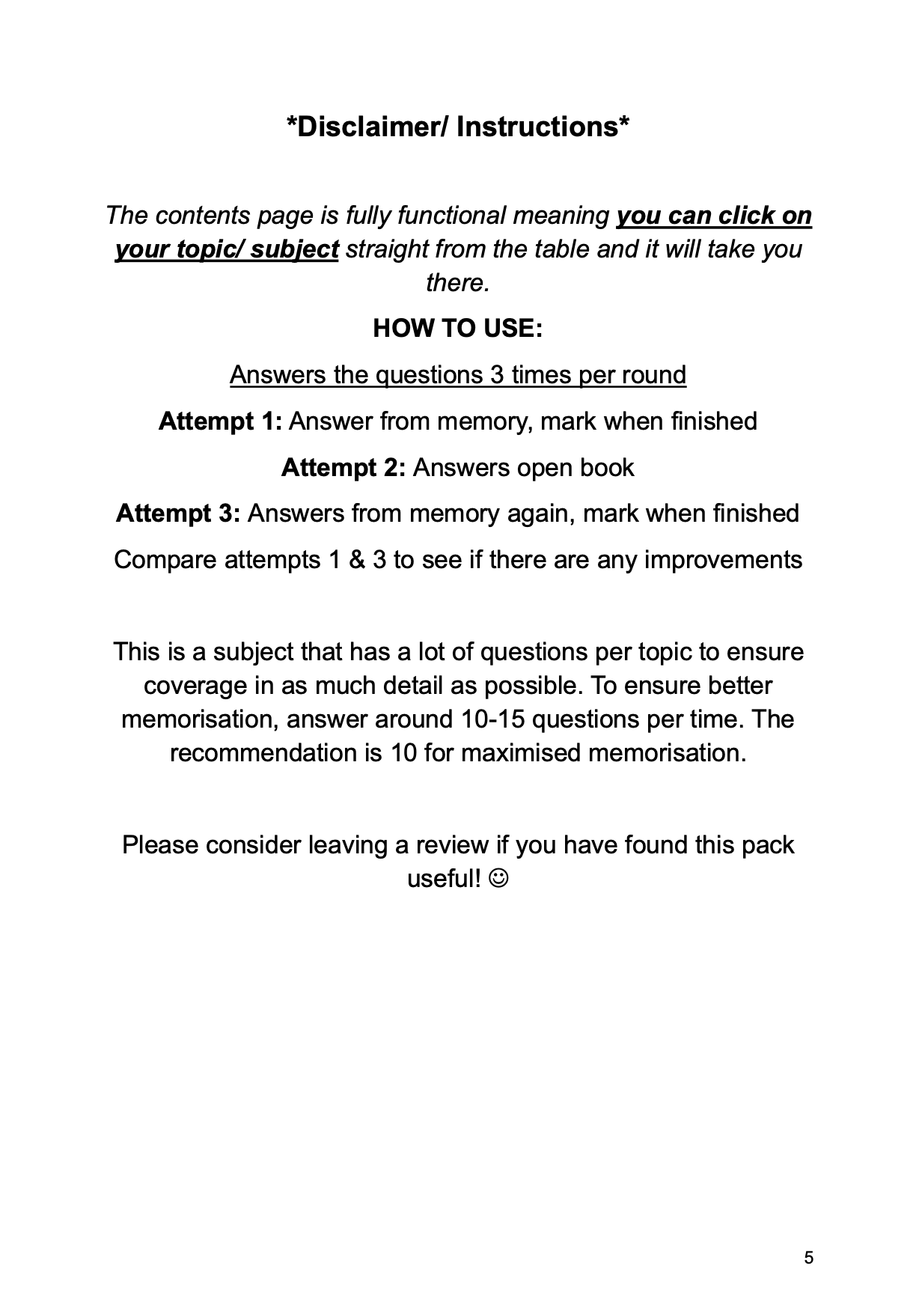 EDEXCEL-GCSE-Chemistry: Combined/Triple Science