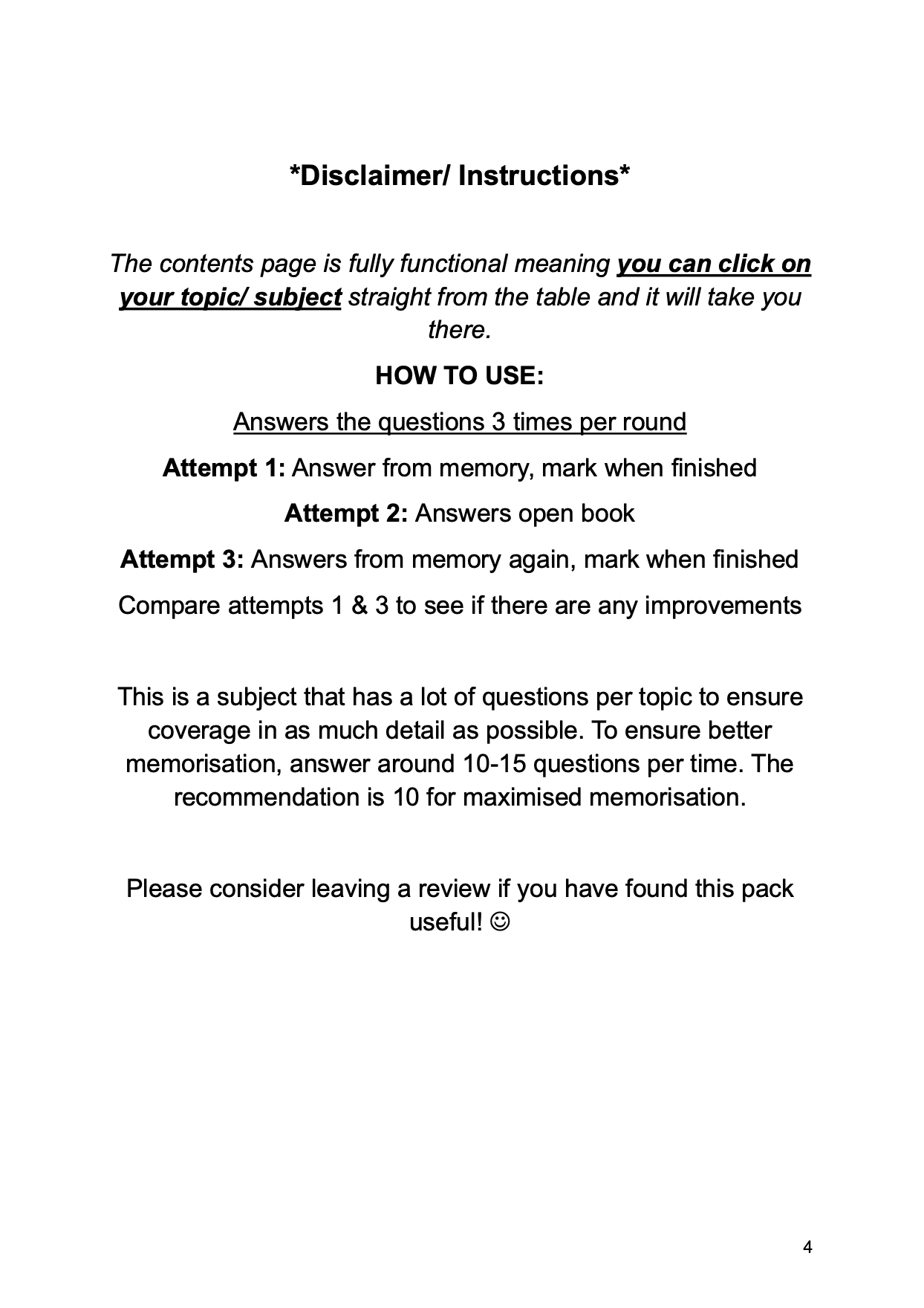 OCR-GCSE-Chemistry: Combined/Triple Science