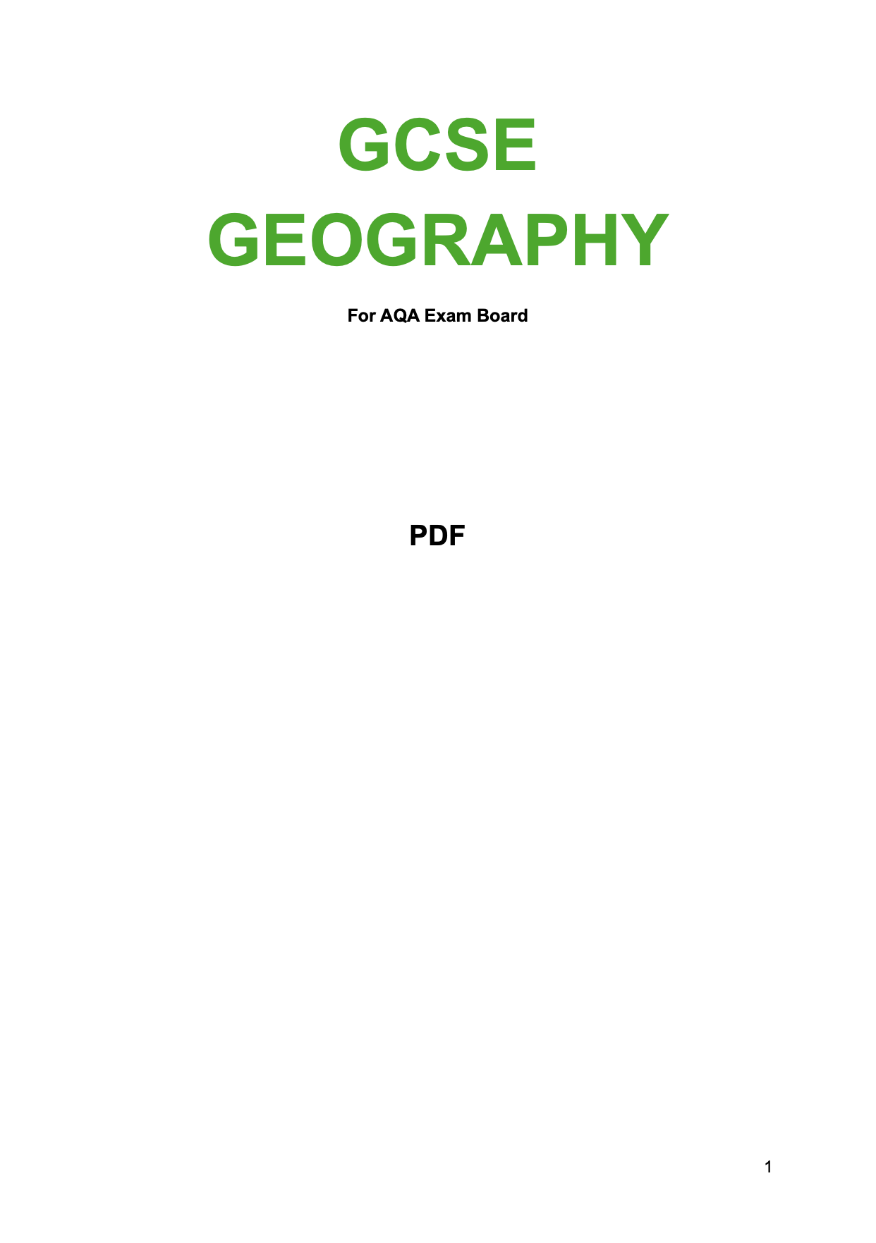 AQA-GCSE-Geography