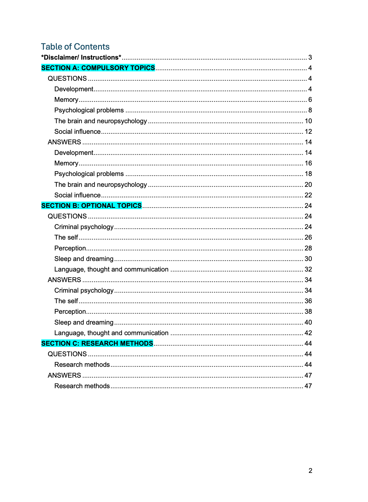 EDEXCEL-GCSE- Psychology