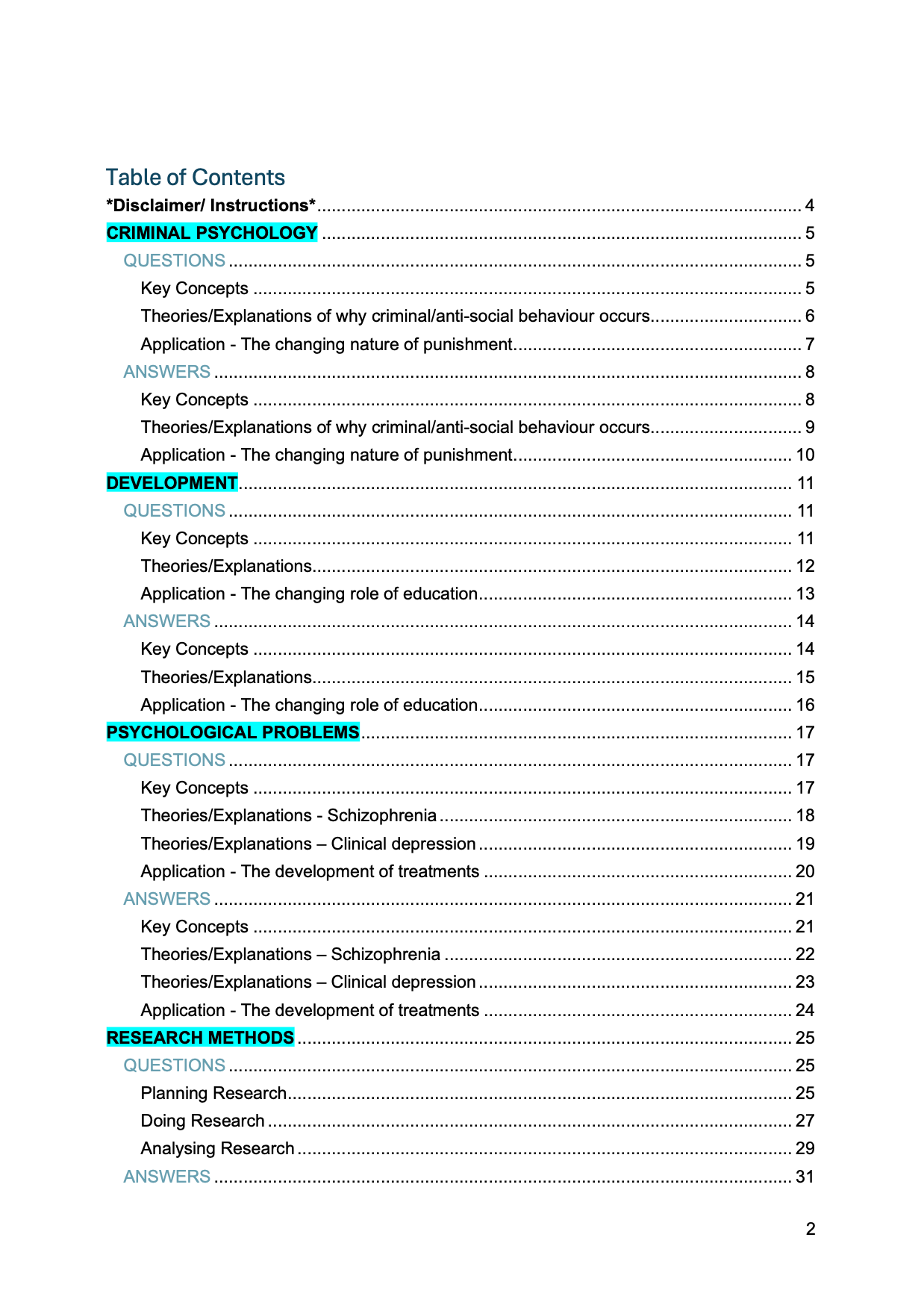 OCR-GCSE-Psychology