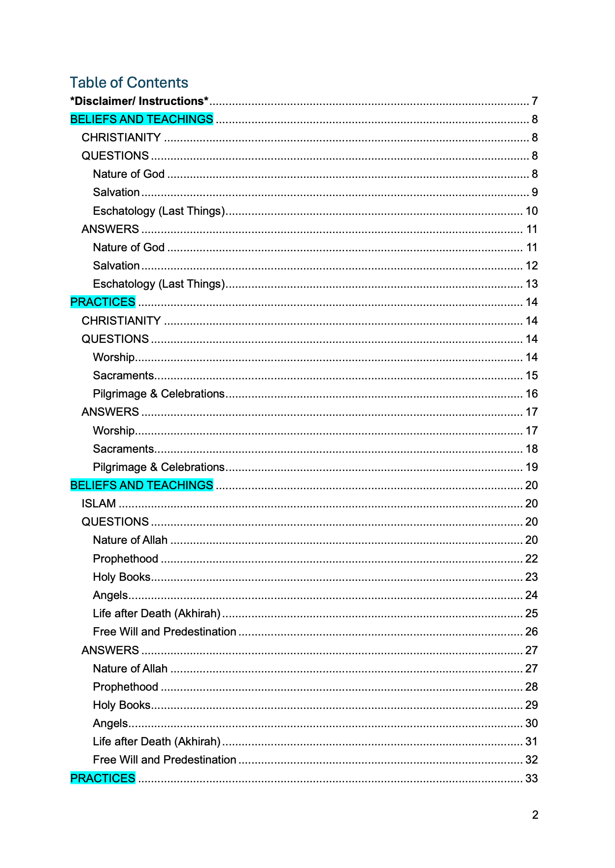 OCR-GCSE-Religious Studies (RS/RE)