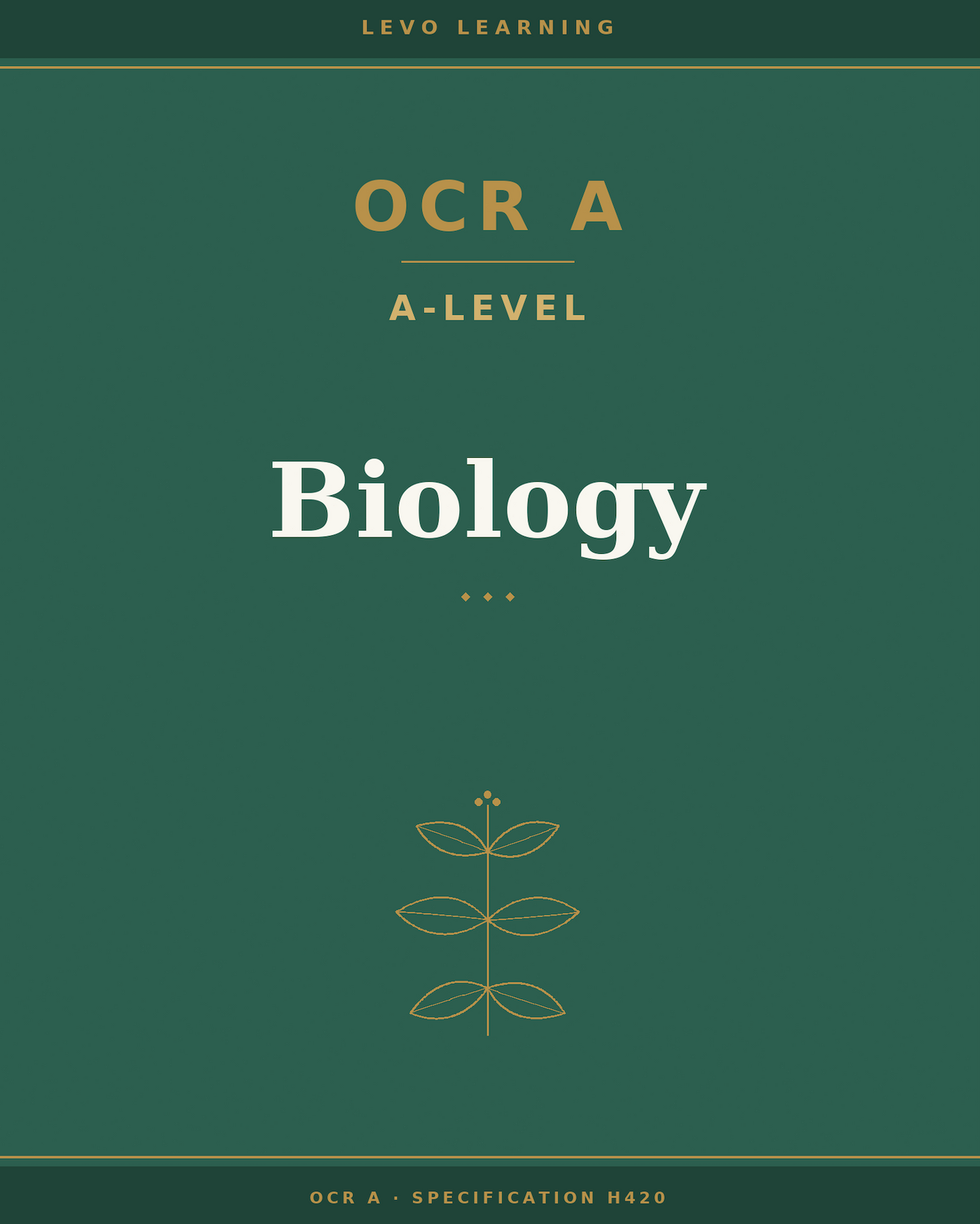 OCR A- A LEVEL BIOLOGY 3-in-1