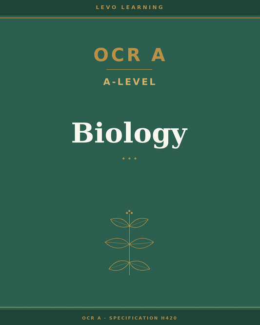 OCR A- A LEVEL BIOLOGY 3-in-1