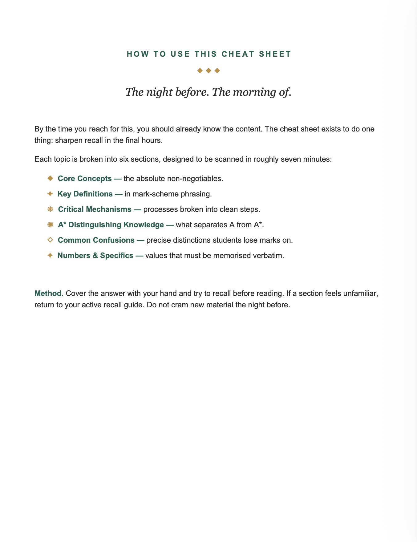 OCR A- A LEVEL BIOLOGY 3-in-1