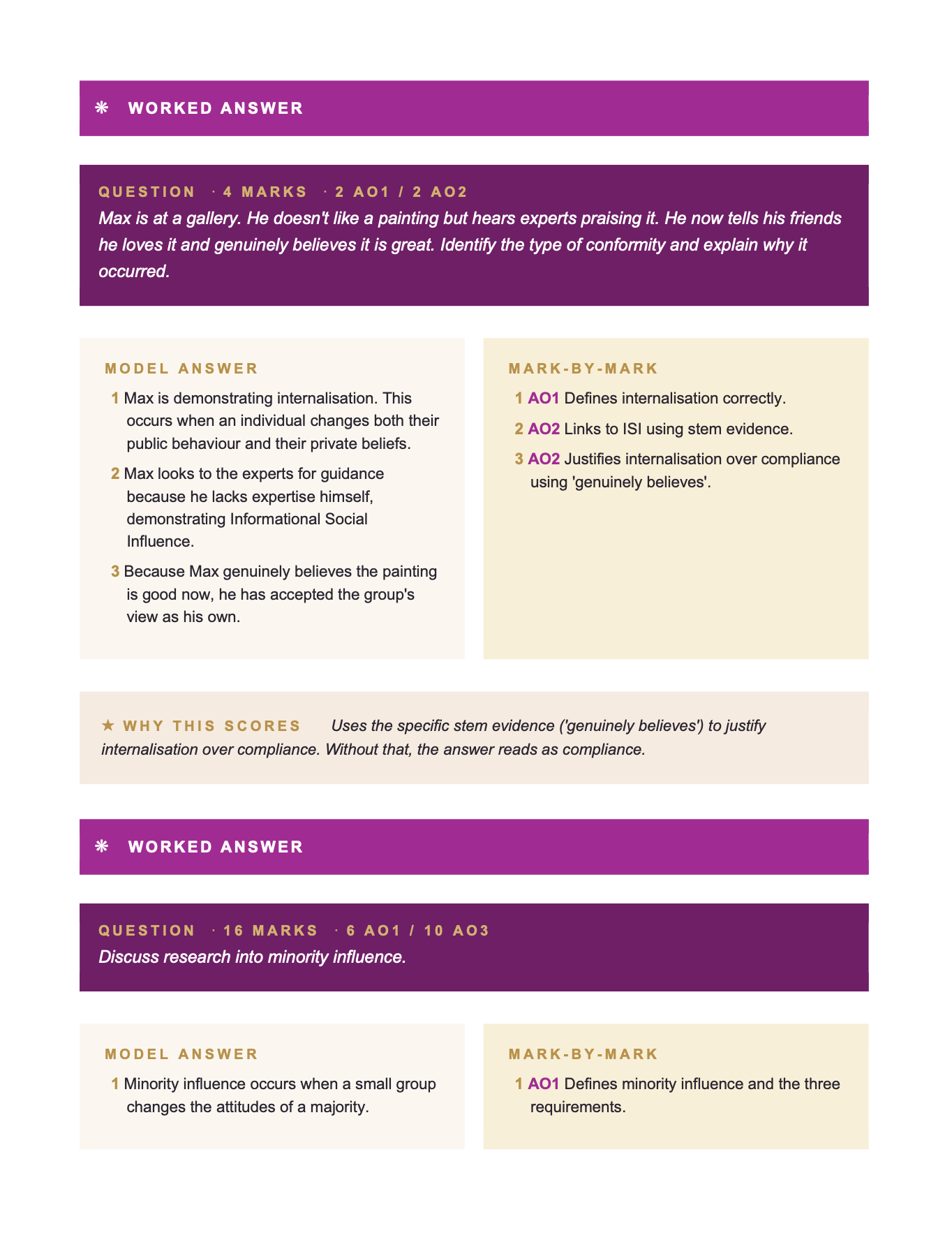 AQA A Level Psychology 3-in-1