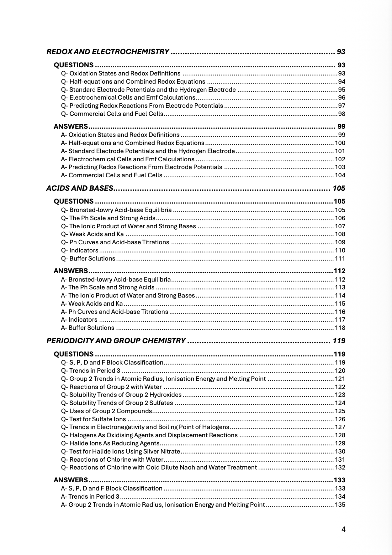 AQA A Level Chemistry 3-in-1