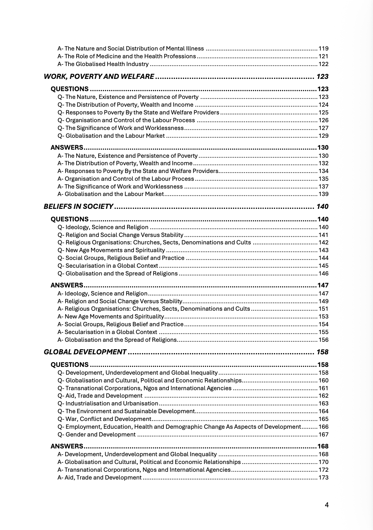 AQA A Level Sociology 3-in-1