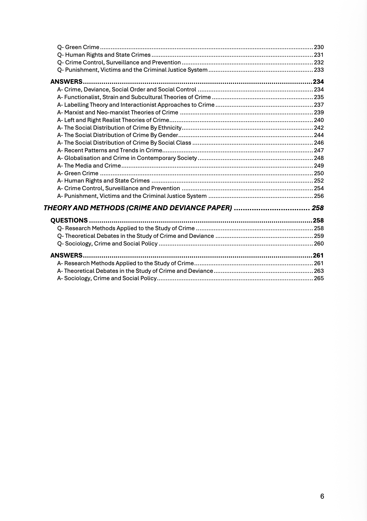 AQA A Level Sociology 3-in-1