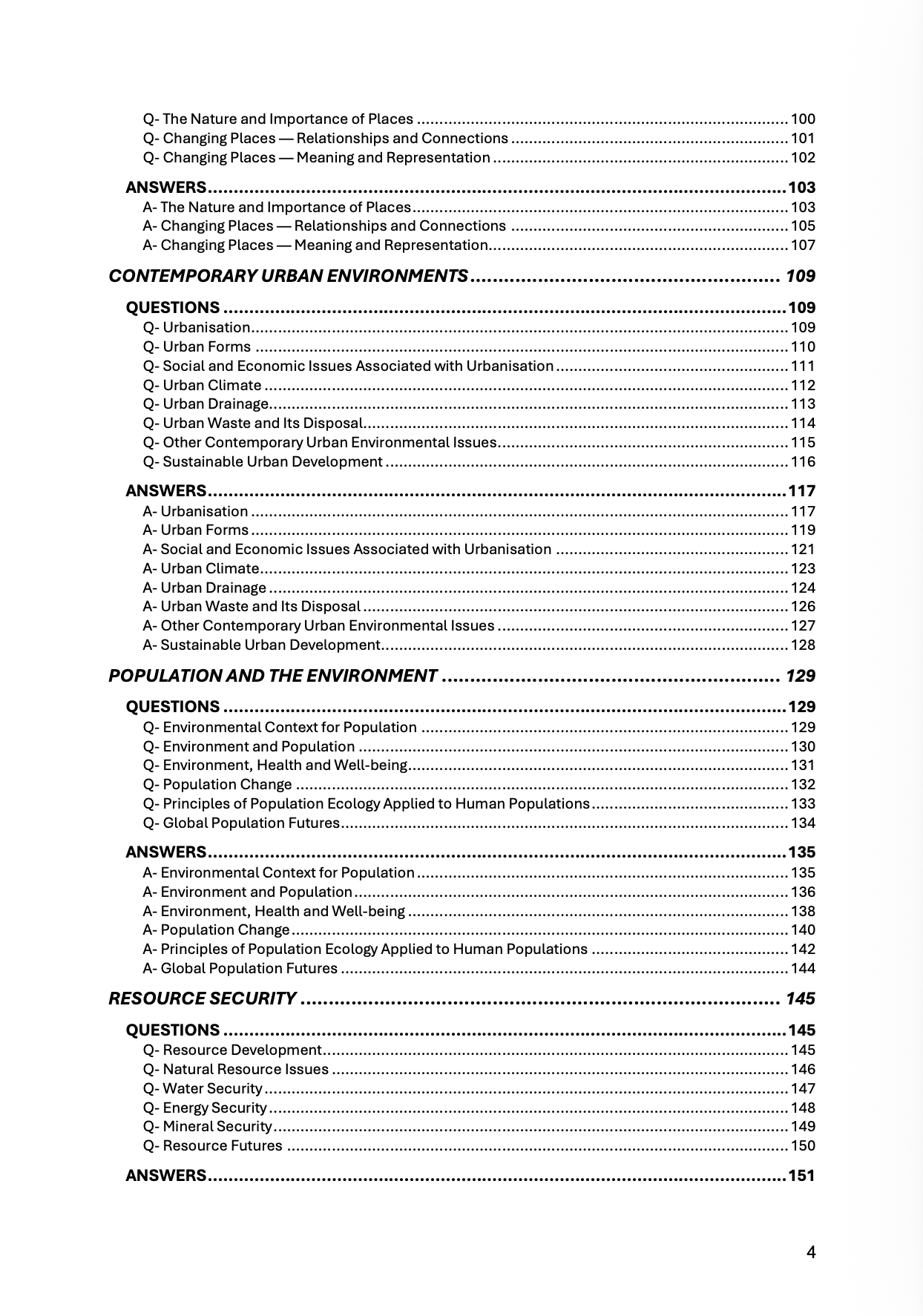 AQA A Level Geography 3-in-1