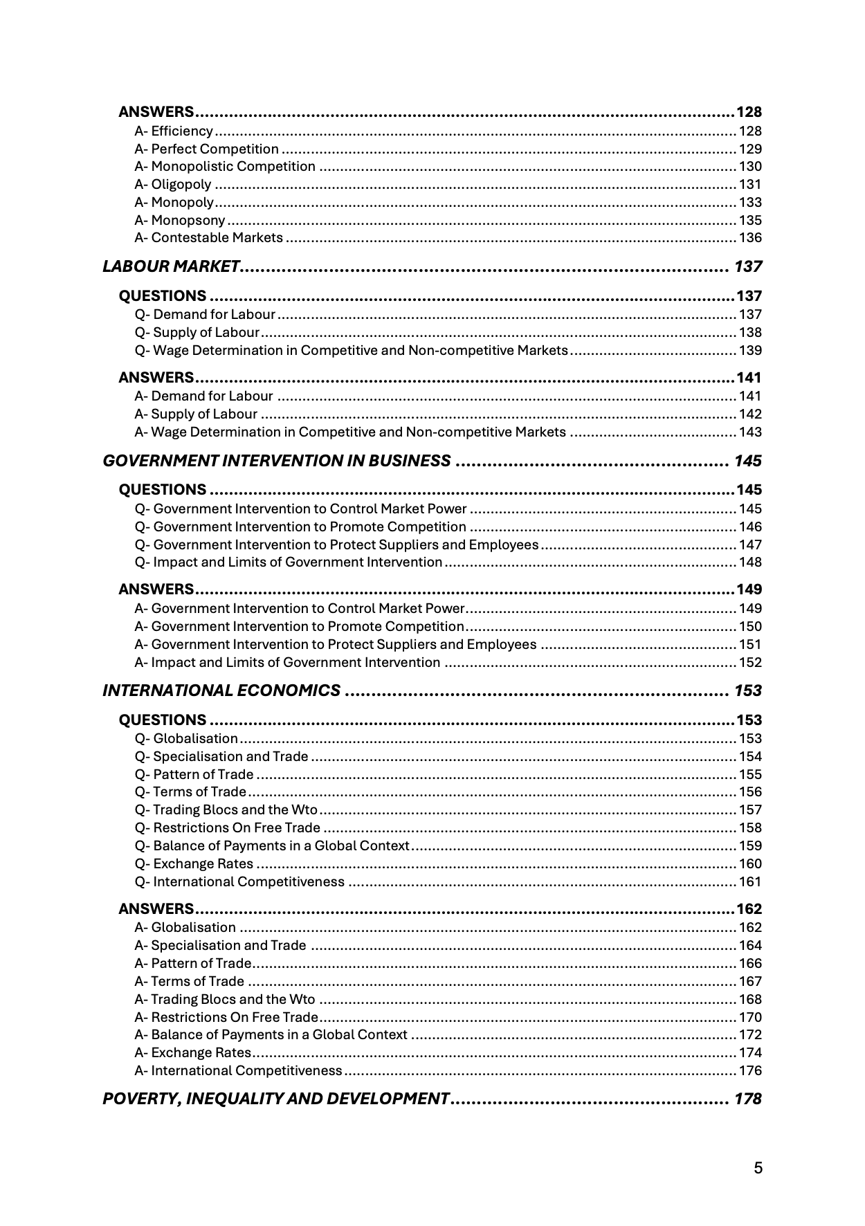 EDEXCEL A- A Level Economics 3-in-1