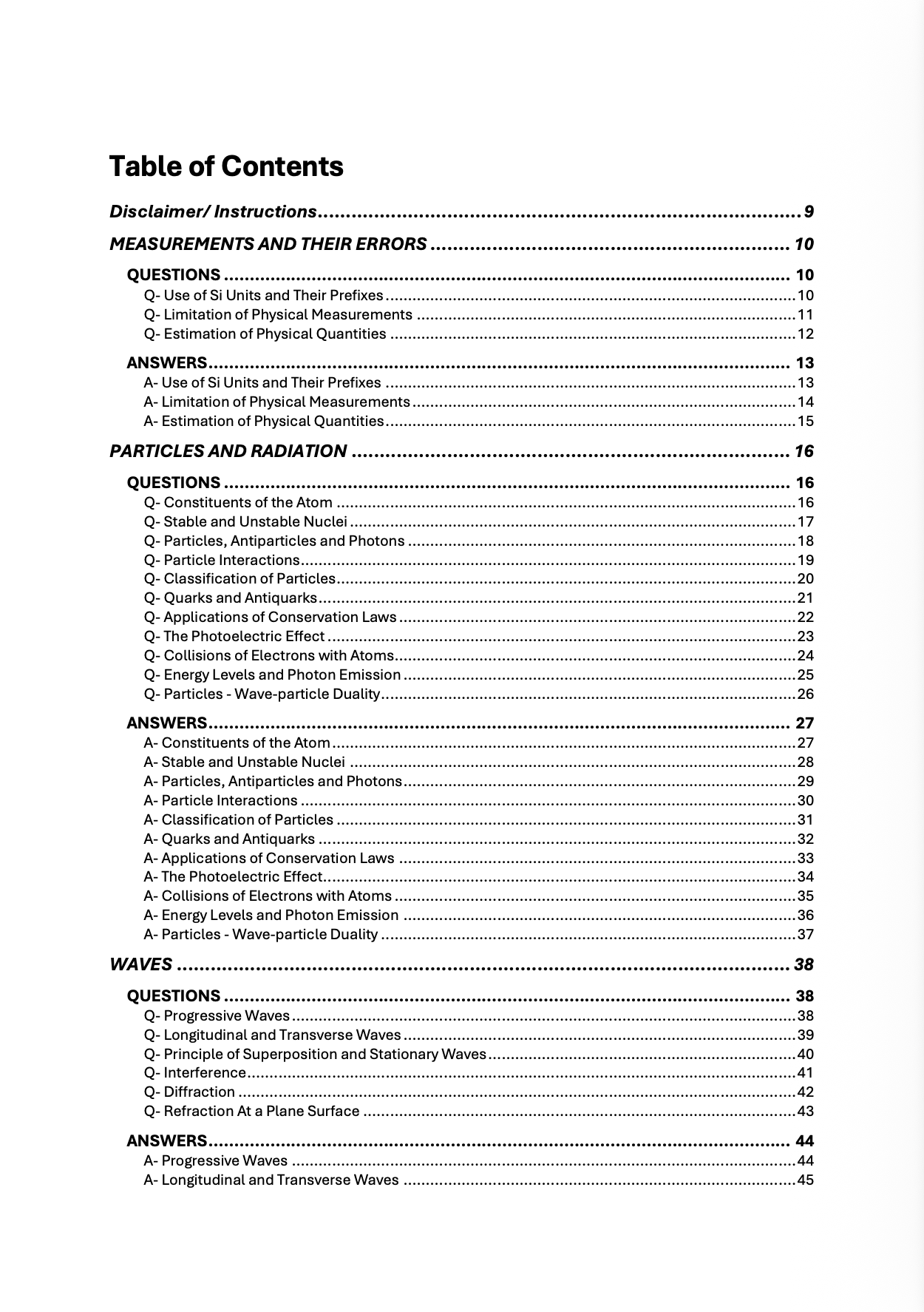 AQA A Level Physics 3-in-1