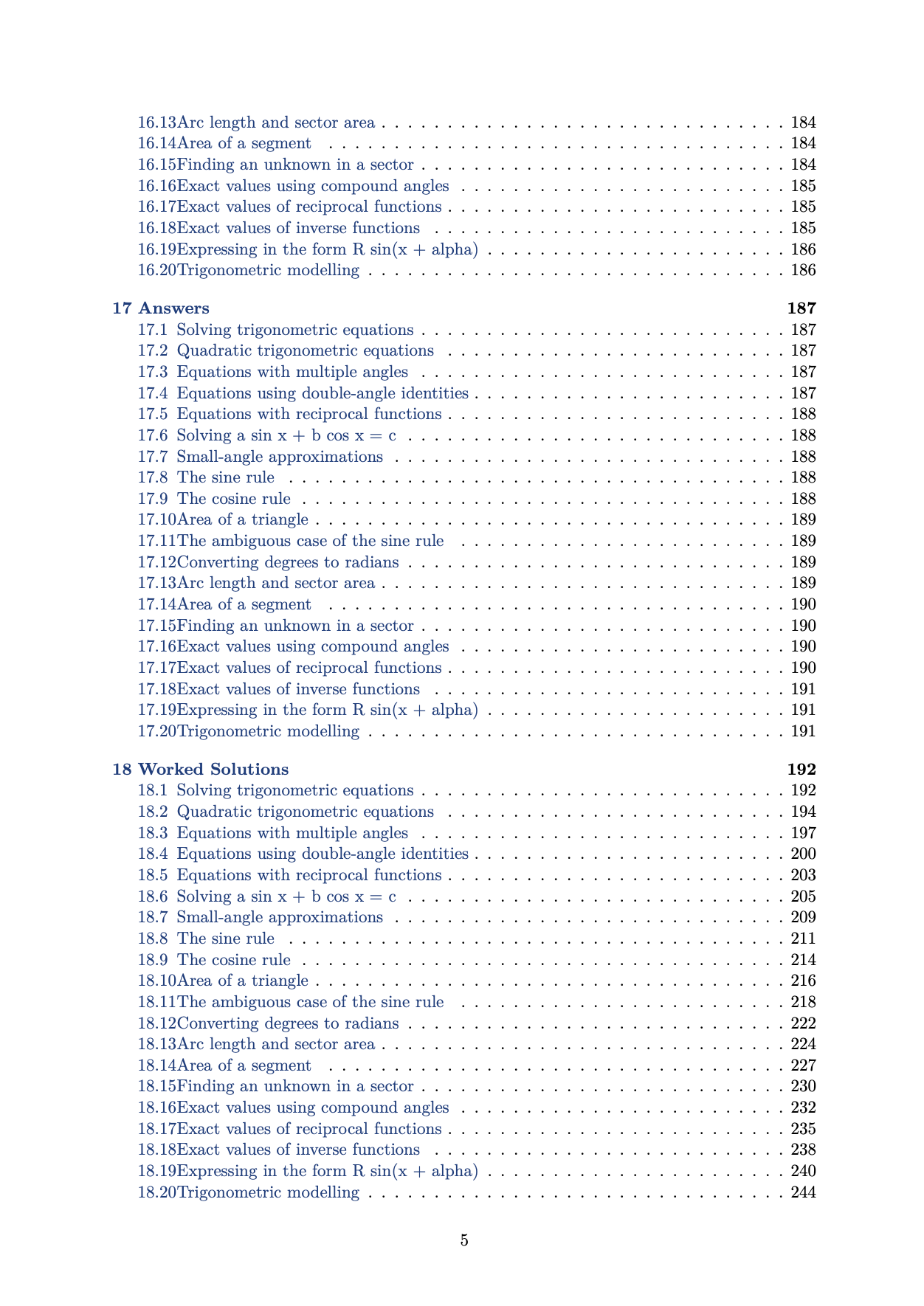 AQA A Level Pure Maths Practice Questions