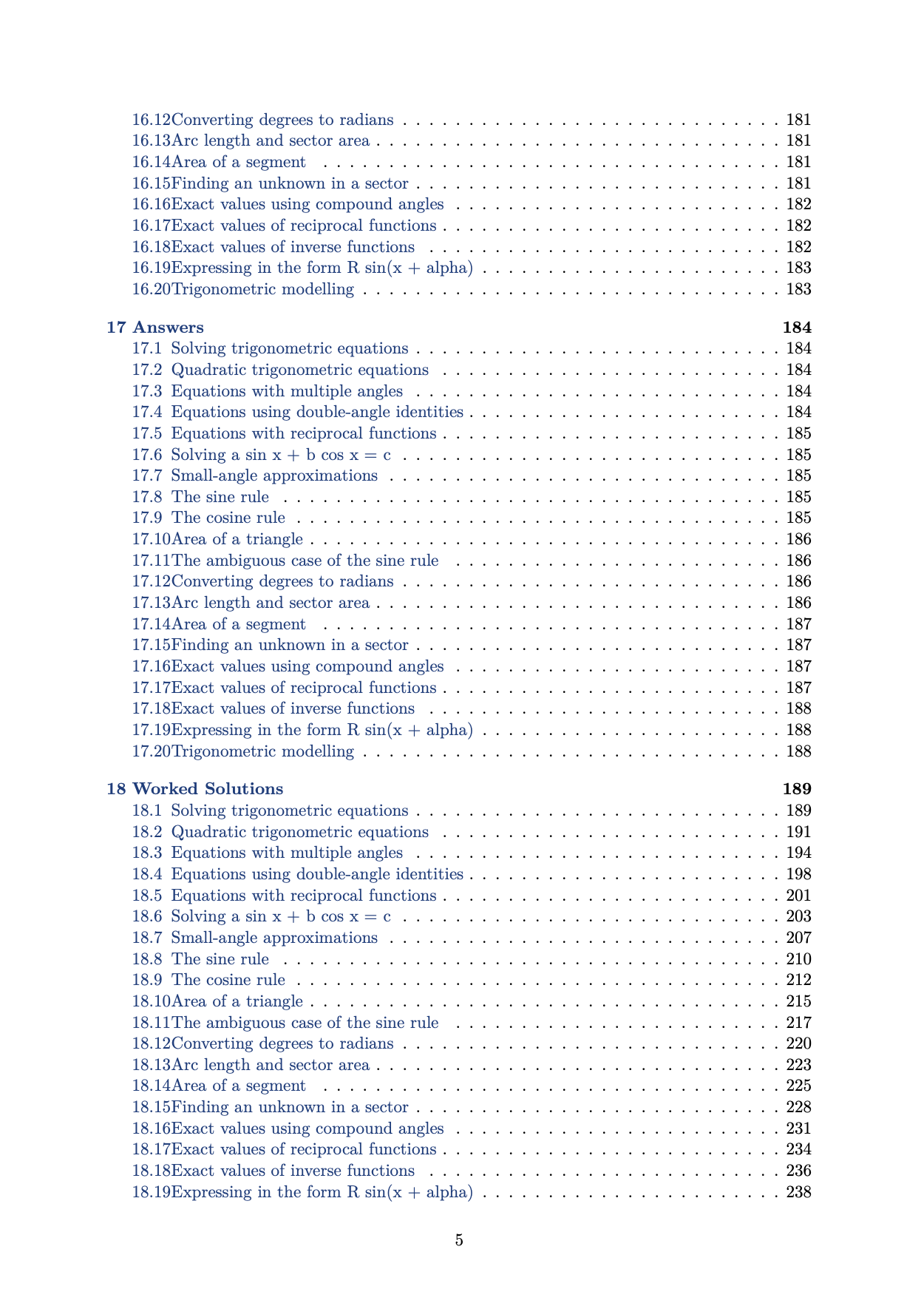 OCR A Level Pure Maths Practice Questions