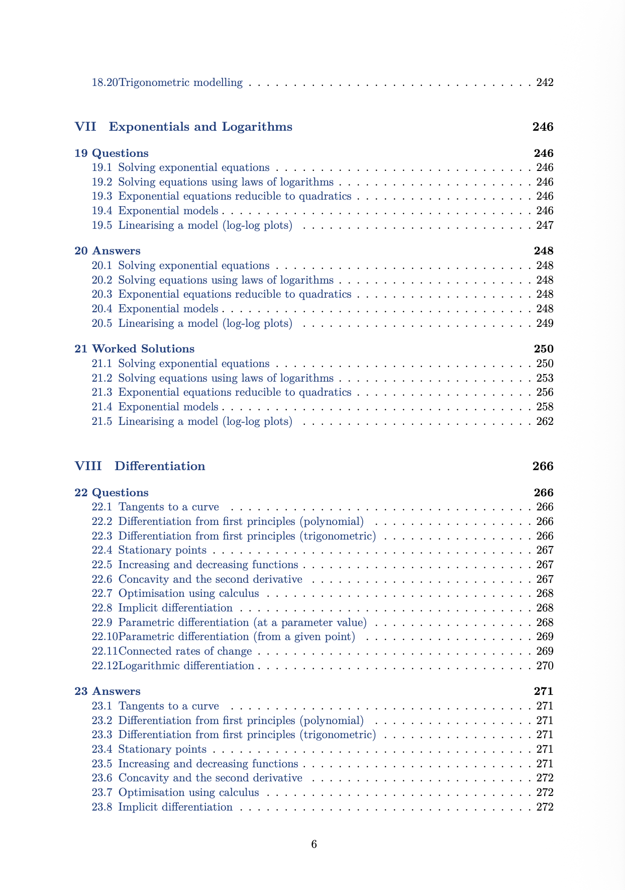 OCR A Level Pure Maths Practice Questions