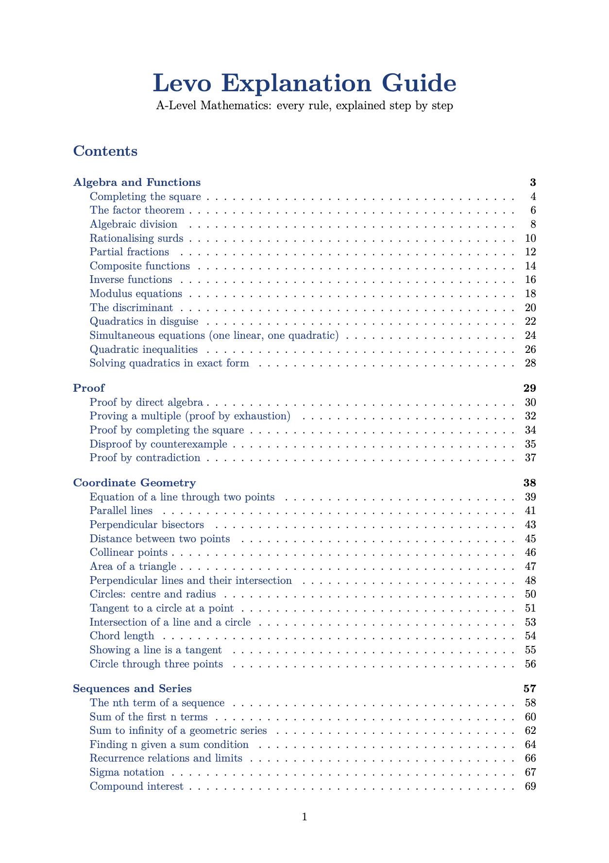 THE PURE MATHS EXPLANATION GUIDE