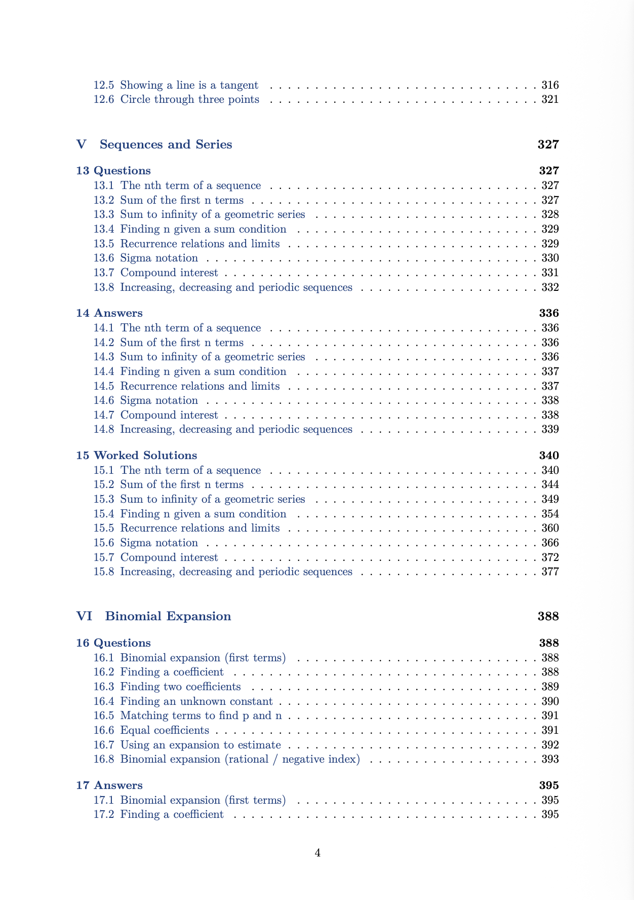 A Level Pure Maths Practice Questions