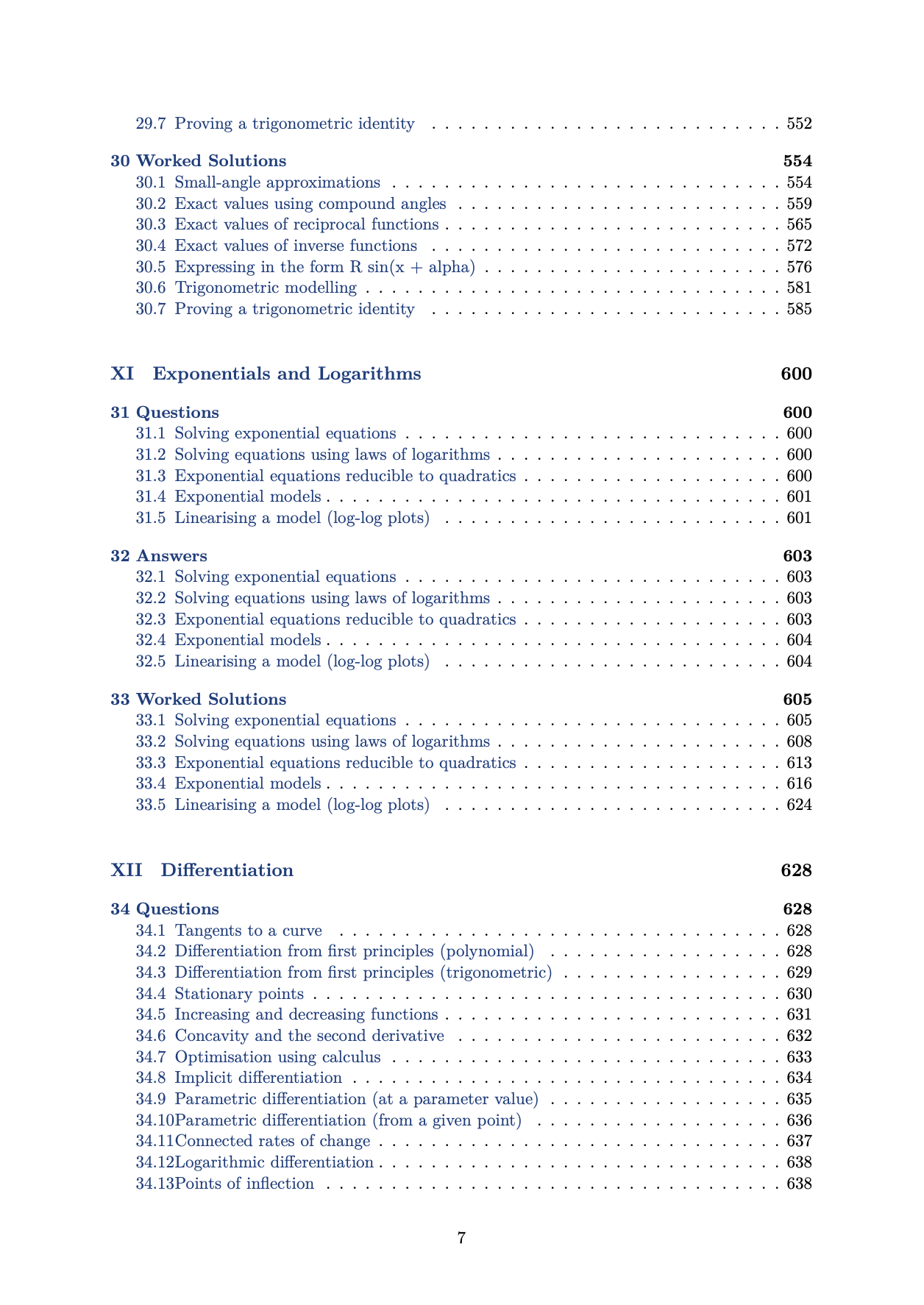 A Level Pure Maths Practice Questions
