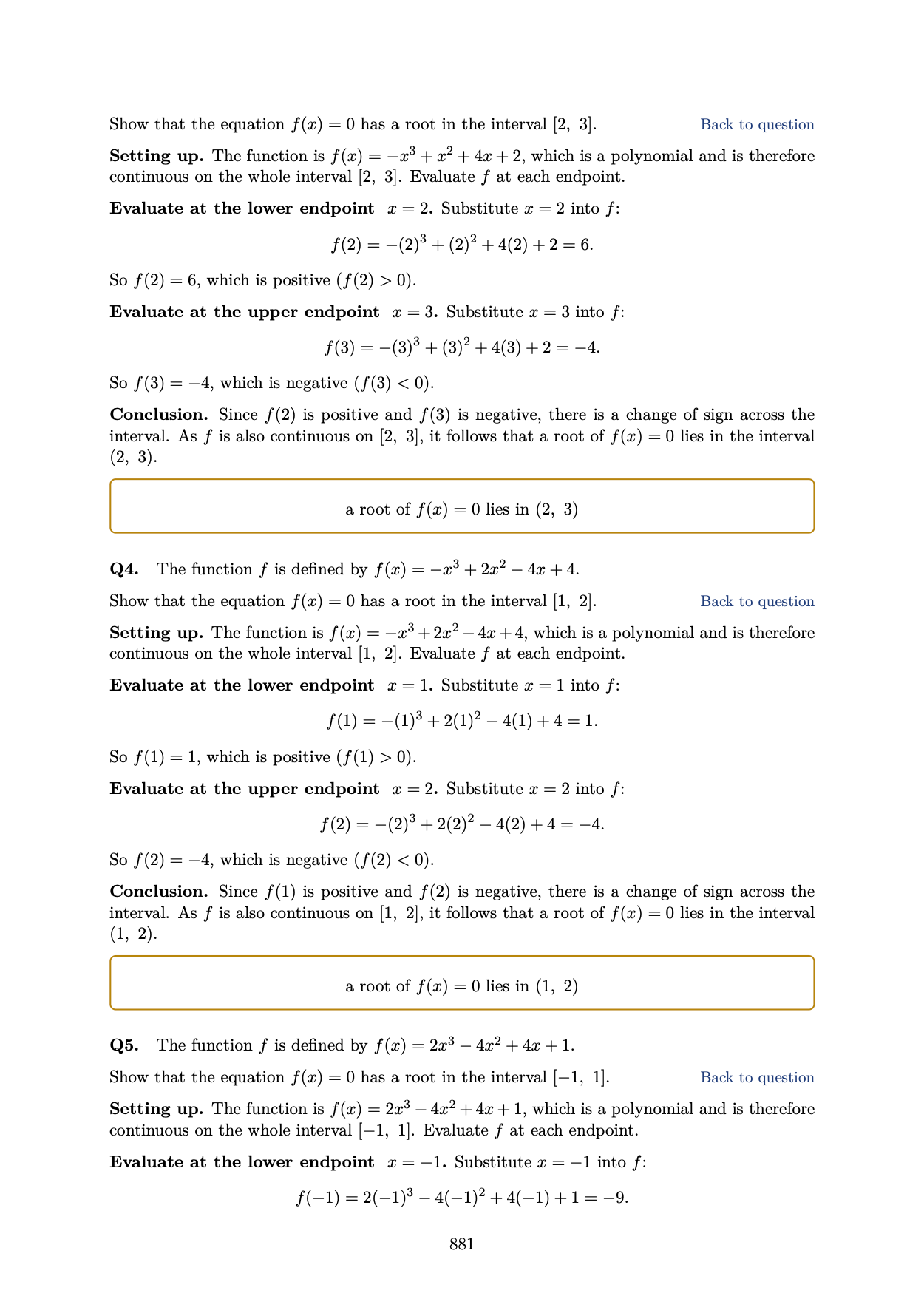 A Level Pure Maths Practice Questions