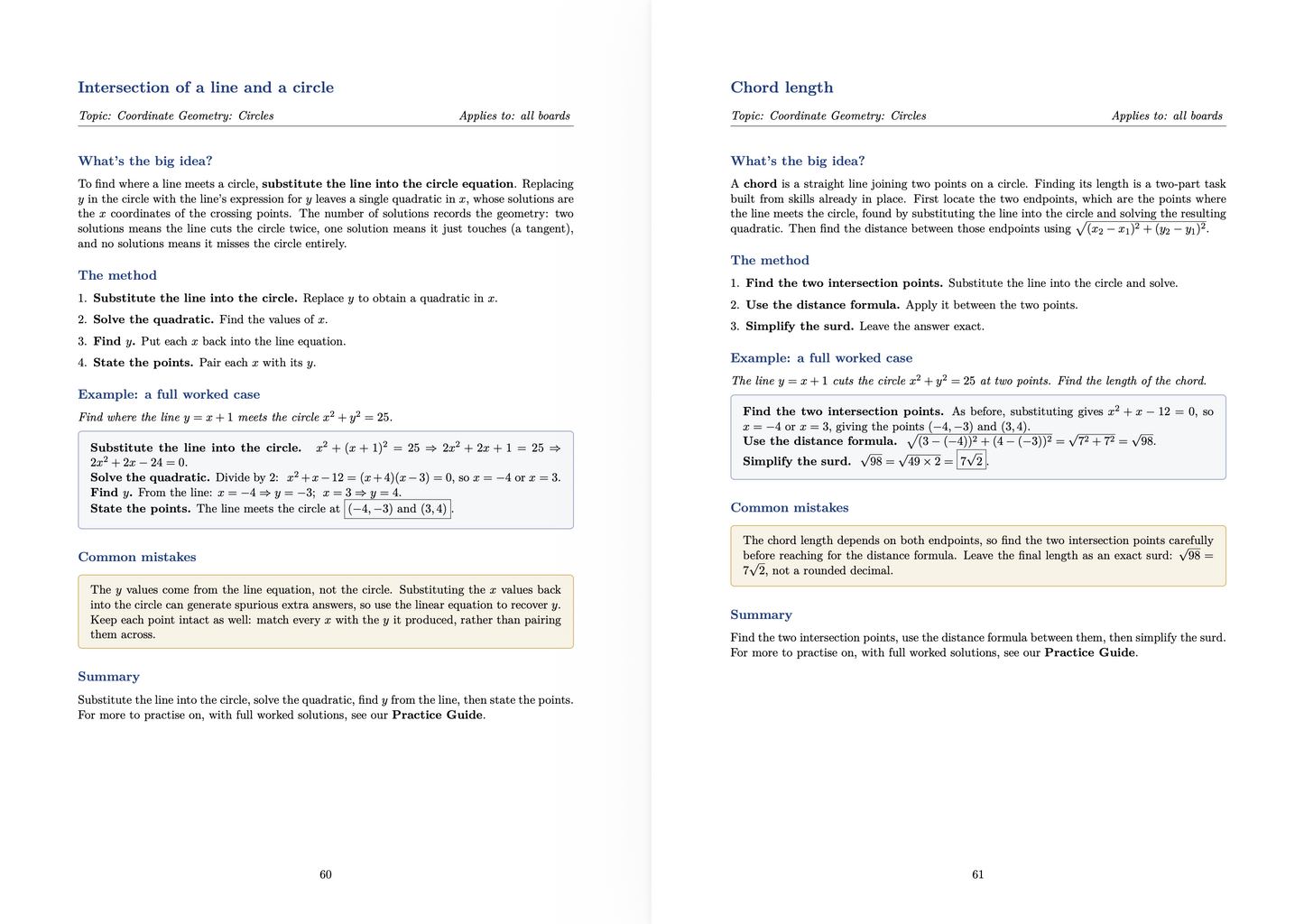 THE PURE MATHS EXPLANATION GUIDE