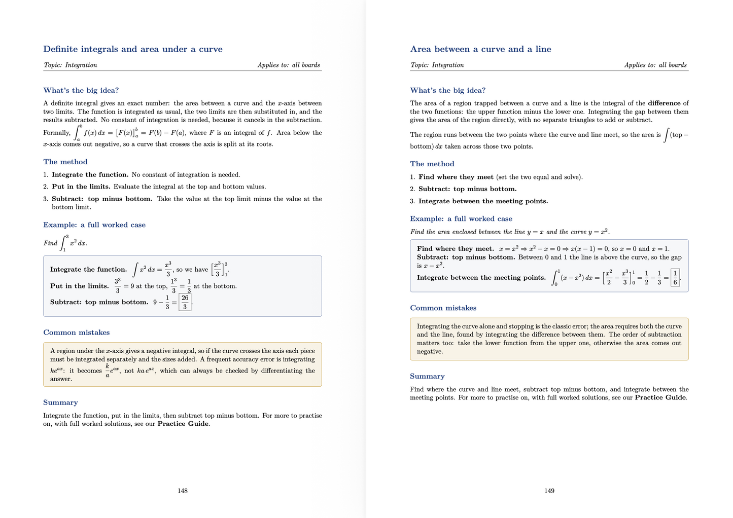 THE PURE MATHS EXPLANATION GUIDE