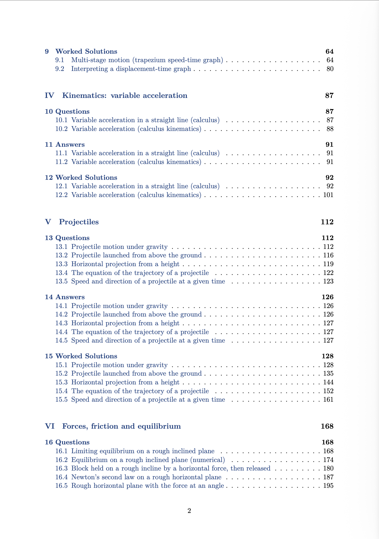A Level Mechanics Practice Guide