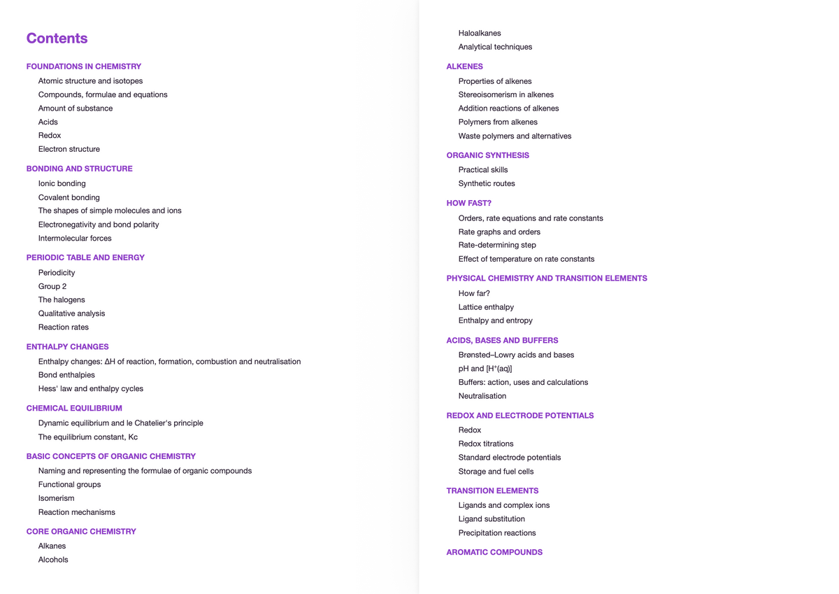 OCR A- A level Chemistry- ACTIVE RECALL