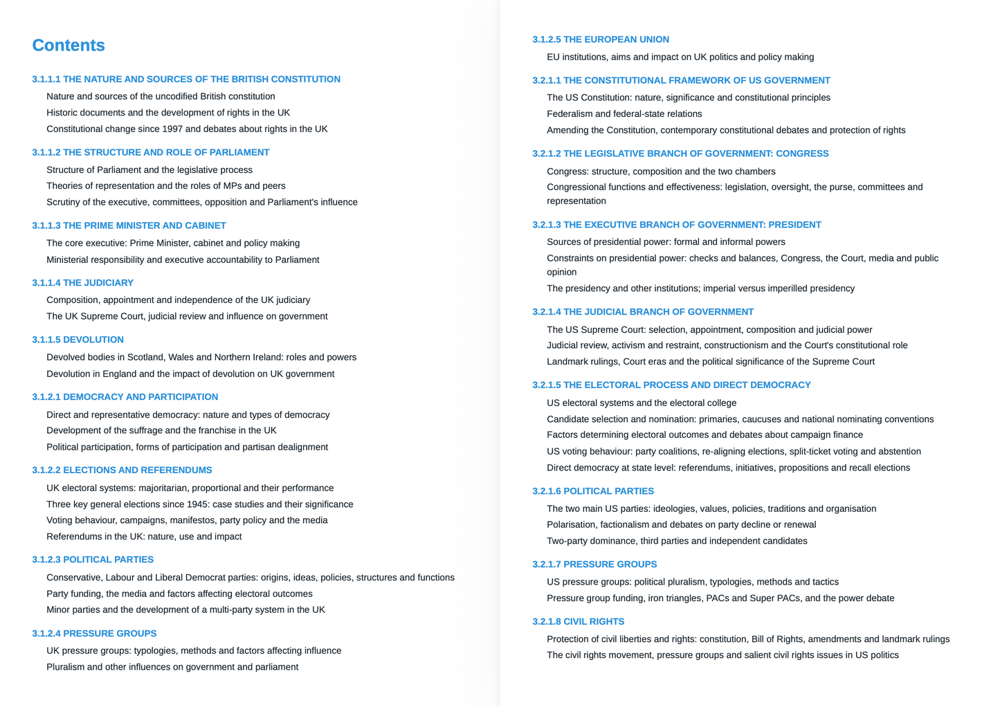 AQA A Level Politics- ACTIVE RECALL