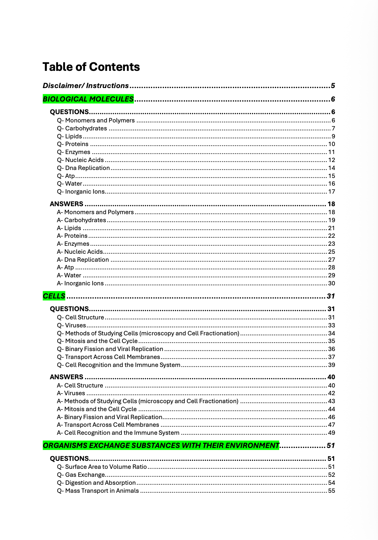 AQA A LEVEL BIOLOGY 3-in-1