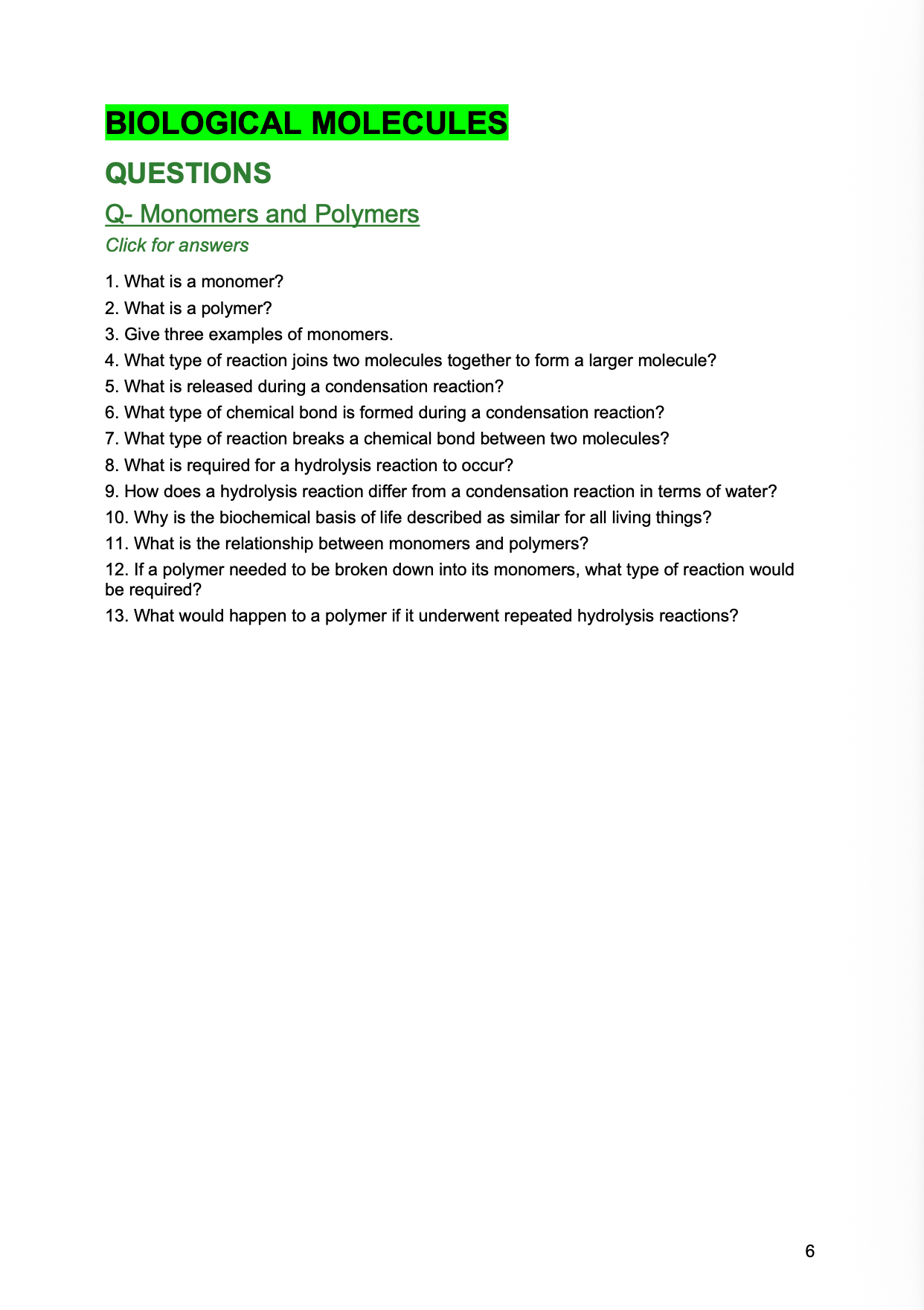 AQA A LEVEL BIOLOGY 3-in-1