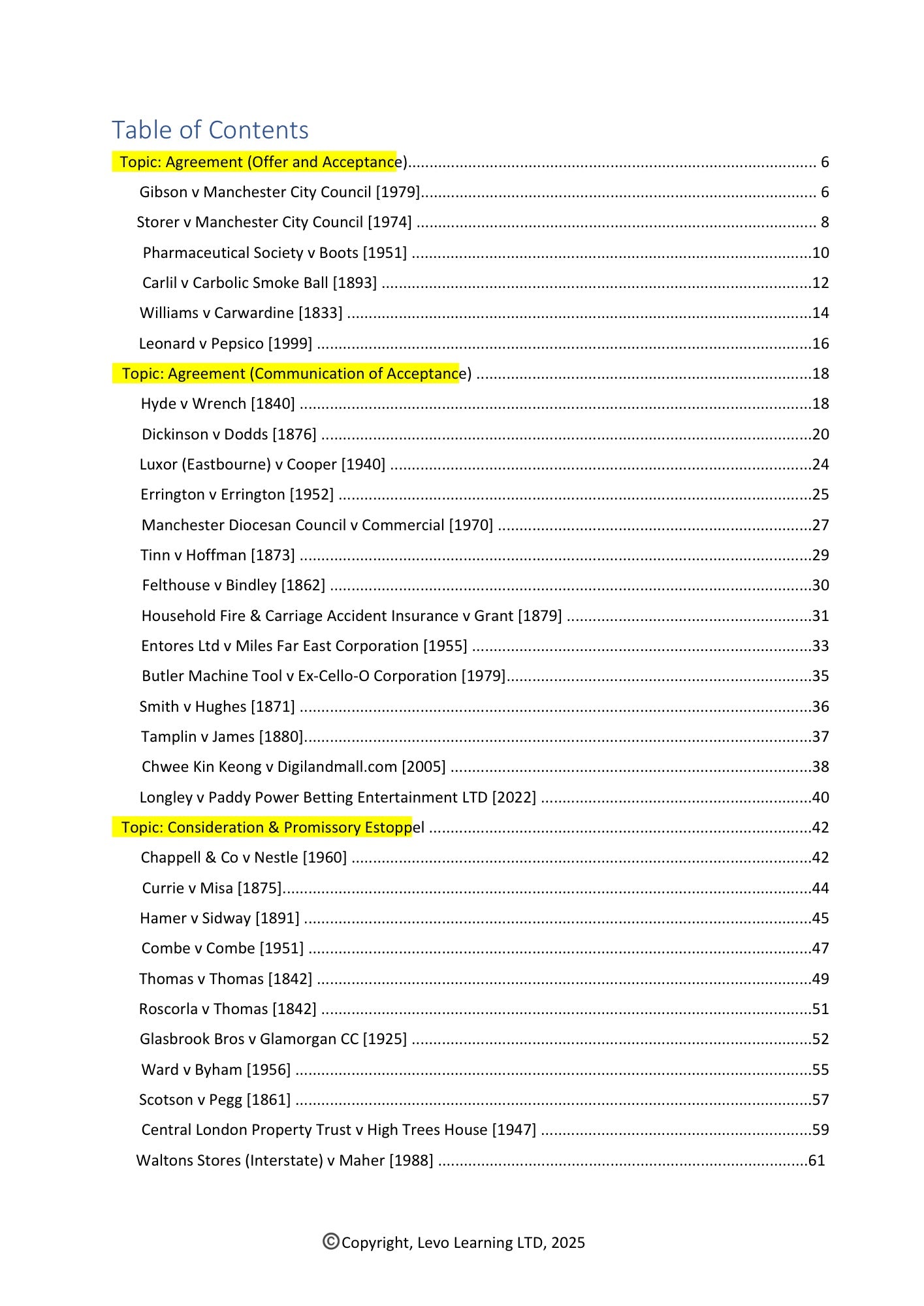 Contract Law Casebook DUO
