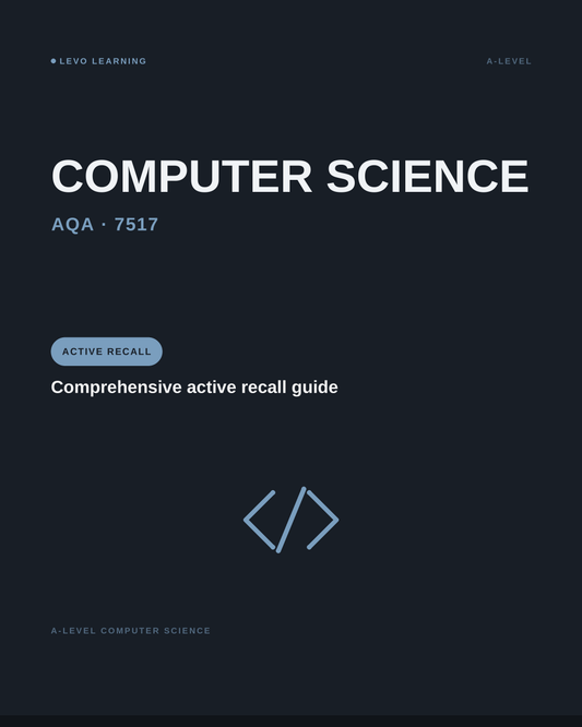 AQA A Level Computer Science- ACTIVE RECALL