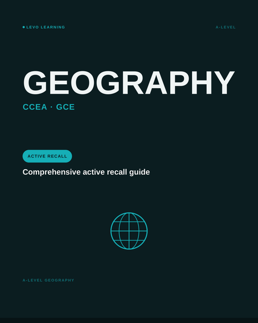 CCEA A Level Geography- ACTIVE RECALL