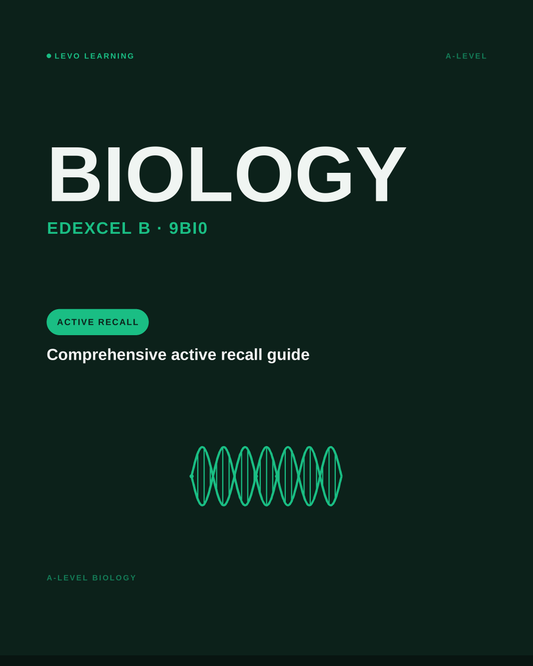Edexcel A level Biology- Spec B- ACTIVE RECALL