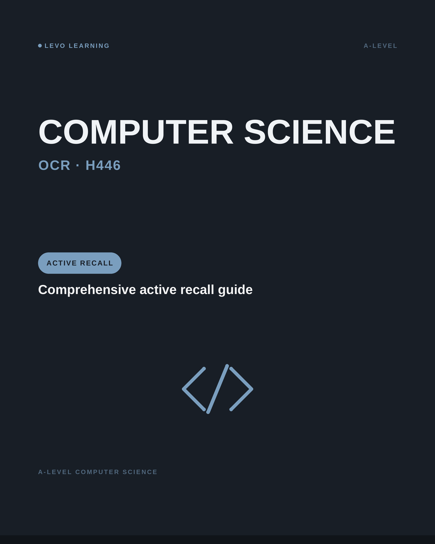 OCR A Level Computer Science- ACTIVE RECALL