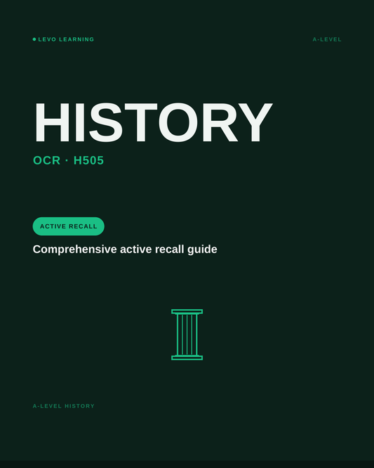 OCR A Level History- ACTIVE RECALL