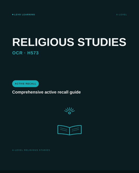 OCR A Level Religious Studies (RE)- ACTIVE RECALL