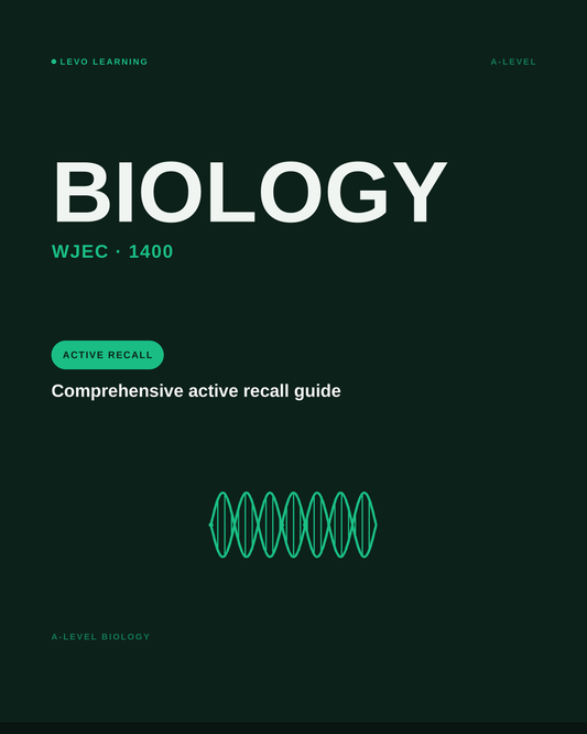 WJEC A level Biology- ACTIVE RECALL