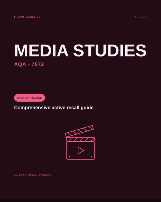 AQA A Level Media Studies- ACTIVE RECALL