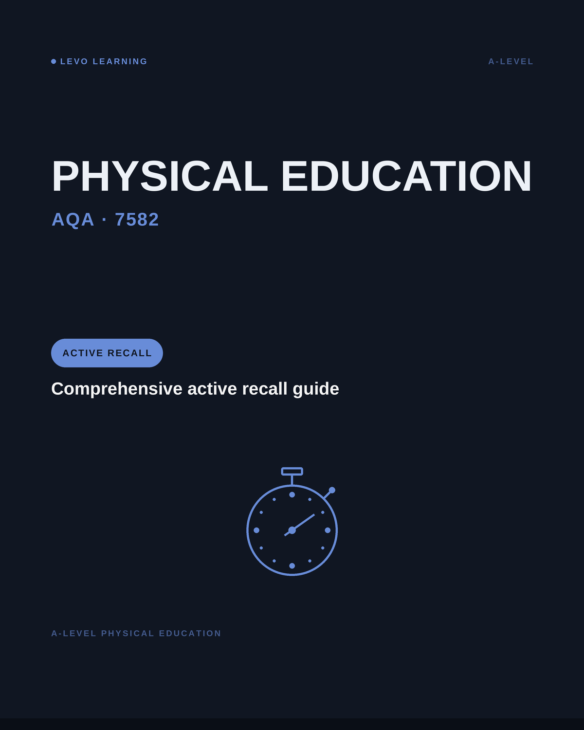 AQA A Level Physical Education (PE)- ACTIVE RECALL