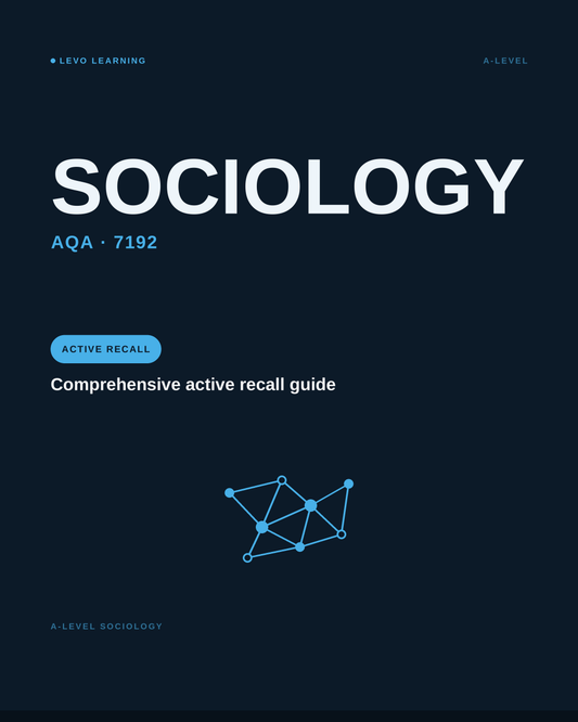AQA A level Sociology- ACTIVE RECALL